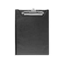 Клипборд-папка BuroMax А5 PVC, черный