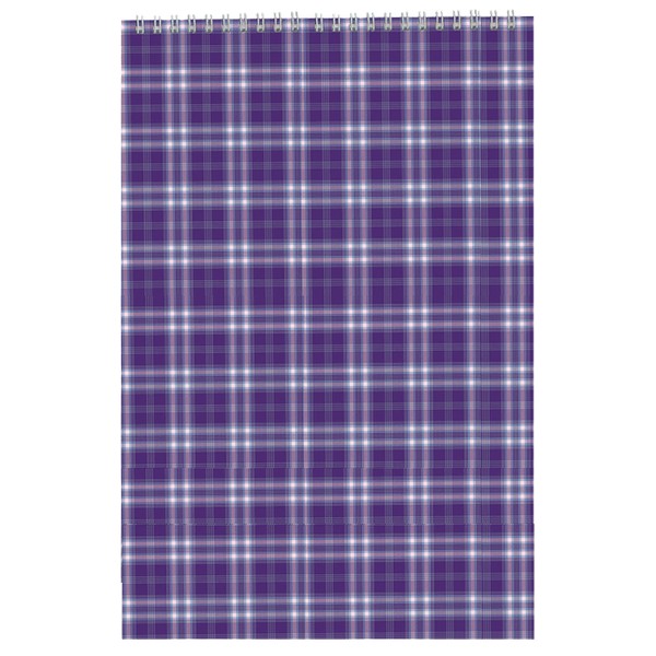 Блокнот на пружине А4 48 листов BuroMax | картонная обложка, клеточка | фиолетовый