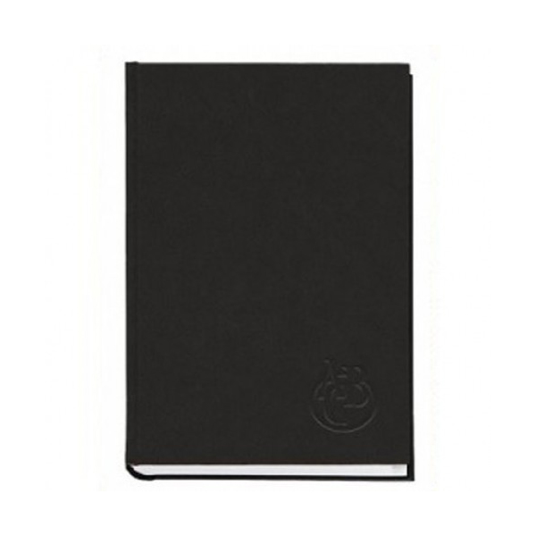 Книга алфавитная А6 80 листов, 100х190мм, баладек чёрный