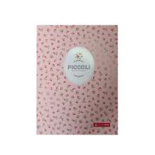 Записная книжка BuroMax PICCOLI А5 80 листов в клетку | интегральная обложка, светло- розовый