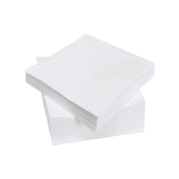 Салфетки 33х33 Z-BEST 2-х слойные белые 200 штук в упаковке