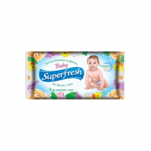 Салфетки влажные SuperFresh 15 штук Детские-461