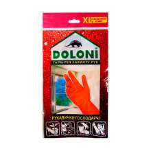 Перчатки хозяйственные DOLONI размер ХL-10 пара (12з) арт 4563