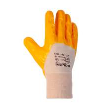Перчатки DOLONI 4523 хлопок с нитриловым желтым покрытием
