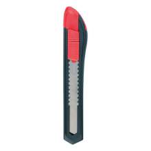 Нож канцелярский Maped START 18мм пластиковый корпус с механическим фиксатором лезвия, серый с красным в блистере