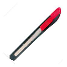 Нож канцелярский Maped START 9мм пластиковый корпус с механическим фиксатором лезвия, серый с красным в блистере