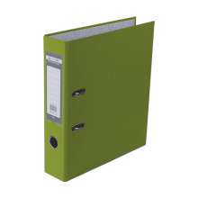 Папка-регистратор односторонняя А4 BuroMax LUX JOBMAX ширина торца 70 мм | светло-зелёная