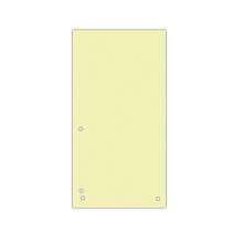 Индекс-разделитель Donau картон 105х230 мм 100 штук, жёлтый