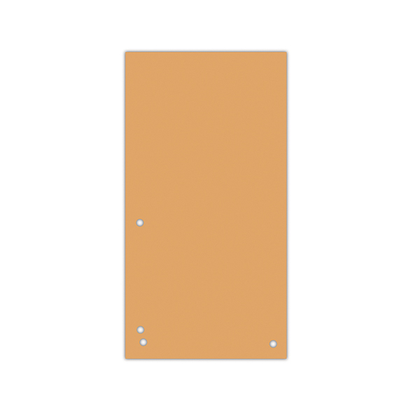 Индекс-разделитель Donau картон 105х230 мм 100 штук, оранжевый