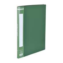 Папка пластиковая А4 с 10 файлами Buromax, зелёная