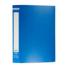 Папка пластиковая А4 с 30 файлами Buromax JOBMAX, синяя