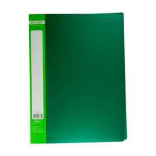 Папка пластиковая А4 с 30 файлами Buromax JOBMAX, зелёная