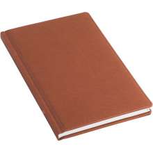 Книга алфавитная 112листов, 142x220мм, светло-коричневая