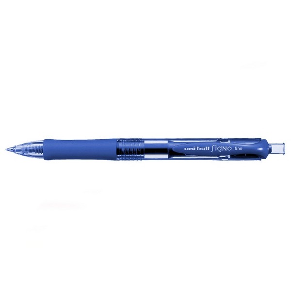 Ручка автоматическая гелевая 0.7мм синяя Uni Ball Signo Retractable 