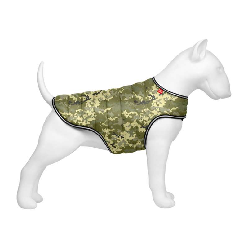 Куртка-накидка для собак WAUDOG Clothes, малюнок "Мілітарі", XXS, А 23 см, B 29-36 см, С 14-20 см Куртка-накидка для собак WAUDOG Clothes, малюнок "Мілітарі", XXS, А 23 см, B 29-36 см, С 14-20 см