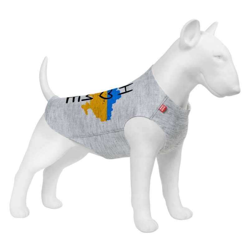 Майка для собак WAUDOG Clothes малюнок "Дім", S30, B 54-60 см, С 33-38 см Майка для собак WAUDOG Clothes малюнок "Дім", S30, B 54-60 см, С 33-38 см