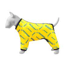 Вітровка для собак WAUDOG Clothes, малюнок "Сміливість", M45, В 55-60 см, С 37-40 см