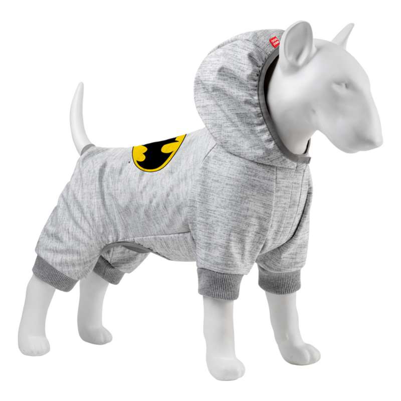 Комбінезон для собак WAUDOG Clothes малюнок "Бетмен лого", софтшелл, M47, B 64-70 см, С 44-50 см Комбінезон для собак WAUDOG Clothes малюнок "Бетмен лого", софтшелл, M47, B 64-70 см, С 44-50 см