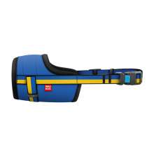 Намордник для собак WAUDOG Nylon, малюнок "Colors of freedom", пластиковий фастекс, розмір L, О 25-34 см