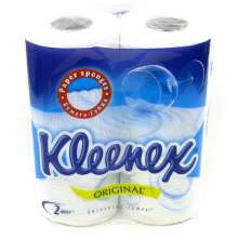 Полотенца Kleenex Viva 2слоя 2рул. Розовые с рисунком