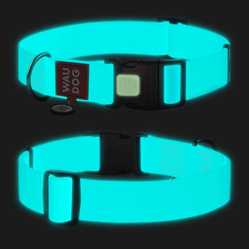 Нашийник для собак водостійкий WAUDOG Waterproof з QR паспортом, світлонакопичувальний, пластиковий фастекс, XXL, Ш 40 мм, Дов 46-70 см Нашийник для собак водостійкий WAUDOG Waterproof з QR паспортом, світлонакопичувальний, пластиковий фастекс, XXL, Ш 40 мм, Дов 46-70 см
