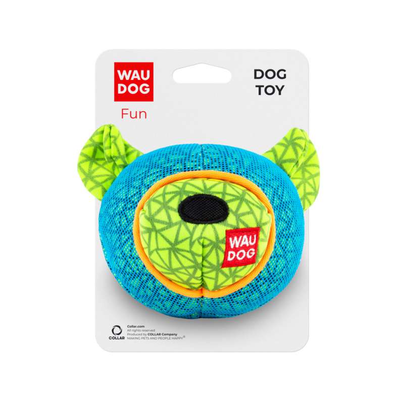 Іграшка для собак WAUDOG Fun, "Ведмідь", Ш 12 см, Д 11 см блакитний Іграшка для собак WAUDOG Fun, "Ведмідь", Ш 12 см, Д 11 см блакитний