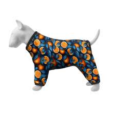 Вітровка для собак WAUDOG Clothes, малюнок "Апельсини", L55, В 77-79 см, С 50-55 см