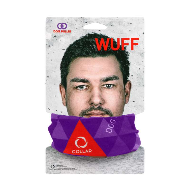 Багатофункційний головний убір Wuff, поліестер, фіолетовий Багатофункційний головний убір Wuff, поліестер, фіолетовий
