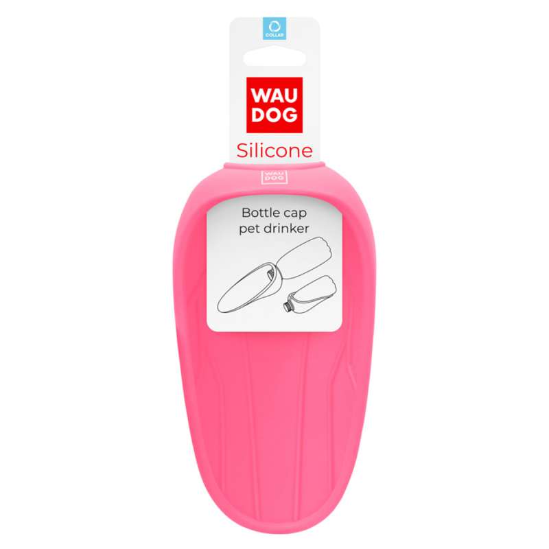Поїлка-насадка на пляшку WAUDOG Silicone, 165х90 мм рожевий Поїлка-насадка на пляшку WAUDOG Silicone, 165х90 мм рожевий