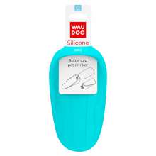 Поїлка-насадка на пляшку WAUDOG Silicone, 165х90 мм блакитний