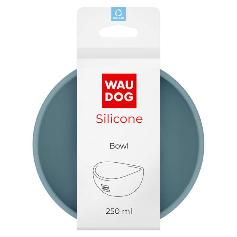 Миска WAUDOG Silicone, 250 мл сірий Миска WAUDOG Silicone, 250 мл сірий
