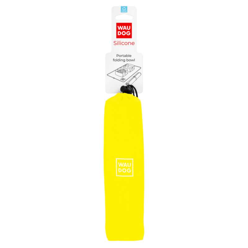 Миска складана WAUDOG Silicone,385х230х50 мм жовтий Миска складана WAUDOG Silicone,385х230х50 мм жовтий