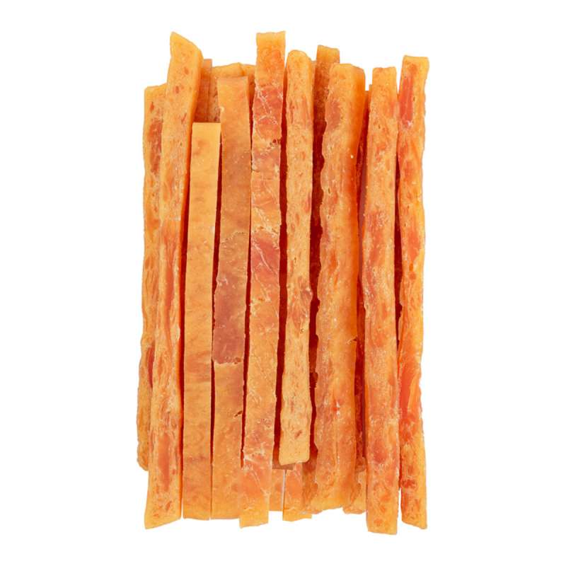Ласощі для собак WAUDOG Treats "Курячі в'ялені полоси", 100 г Ласощі для собак WAUDOG Treats "Курячі в'ялені полоси", 100 г