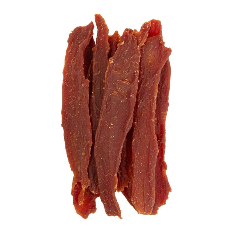 Ласощі для собак WAUDOG Treats "Качине в'ялене м'ясо", 100 г Ласощі для собак WAUDOG Treats "Качине в'ялене м'ясо", 100 г