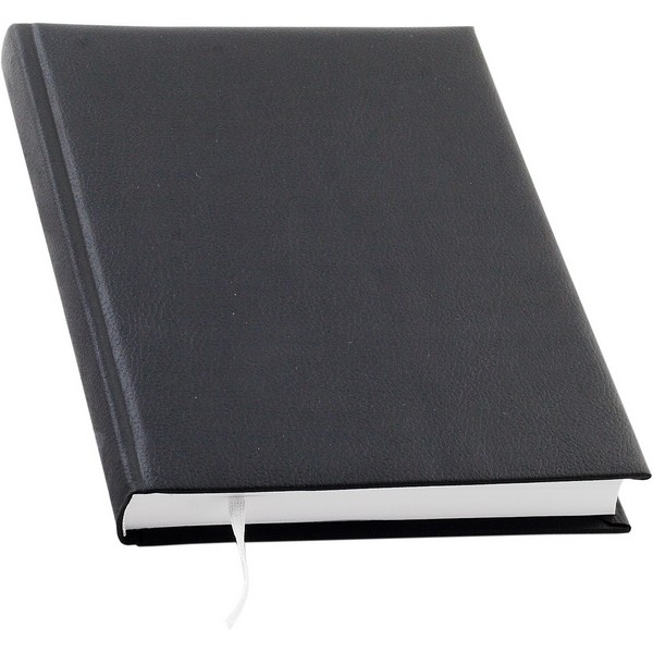 Дневник недатированый на 144 листа. 150х205мм, чёрный Buromax