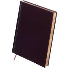 Дневник недатированый SAGA Buromax. Фотмат А5, 320 листов. Тёмно- коричневый