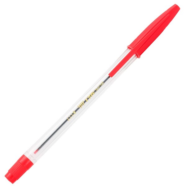 Ручка шариковая Buromax Корвина, красная