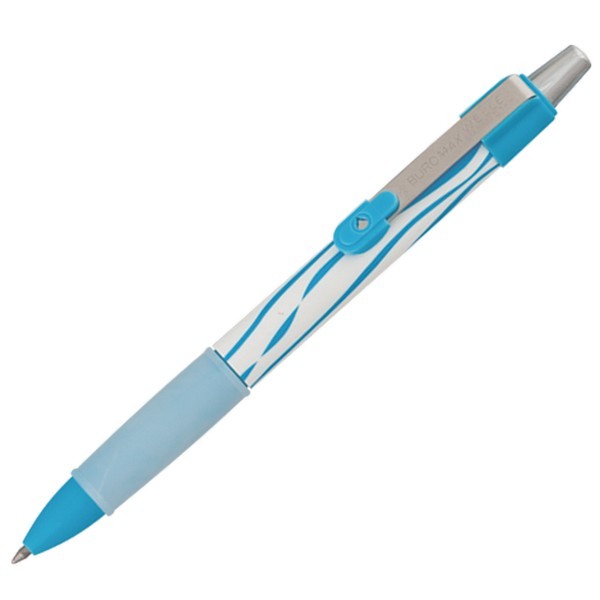 Ручка гелевая автоматическая Buromax Welle 0.7мм, синяя