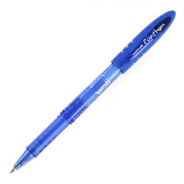 Ручка гелевая Uni Fanthom Erasable Gel, 0.7мм, синяя