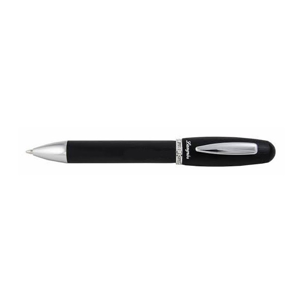 Ручка шариковая LANGRES Charm с кристалами от Swarovski (цвет чёрный)