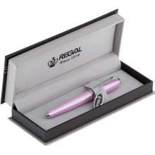 Ручка шариковая Regal розовая в подарочном футляре