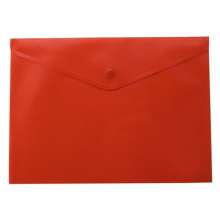 Папка-конверт на кнопке Buromax JOBMAX А4, красная