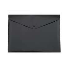 Папка-конверт на кнопке Buromax JOB А5, черная