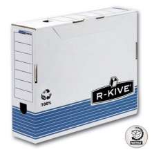 Бокс для архивации документов Fellowes R-Kive Prima, 100мм, синий
