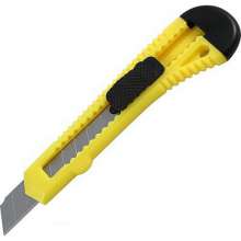 Нож Delta 18 мм, жёлтый