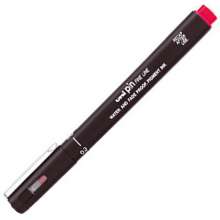 Лайнер Uni Pin 0.3 мм fine line, красный