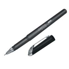 Ручка 0.5мм синяя,черная гель Optima Soft