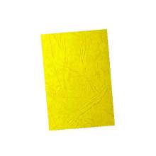 Обложка картонная под кожу А4 250г/м2 20 штук в упаковке BuroMax | жёлтая