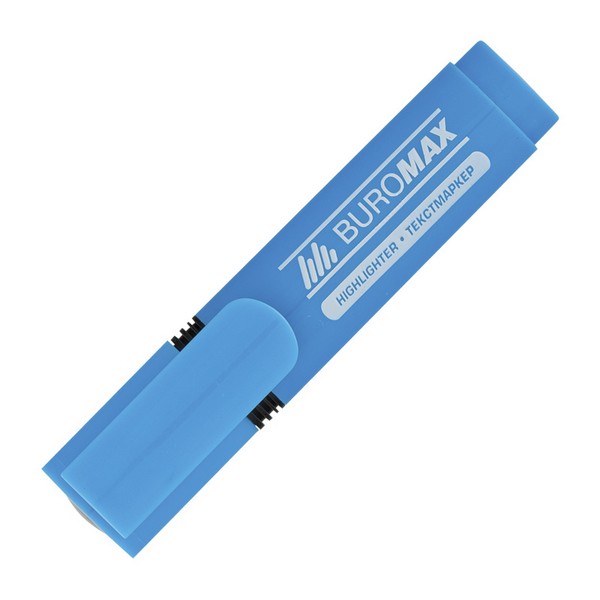 Маркер текстовый флуоресцентный 2-4 мм JOBMAX BuroMax | синий