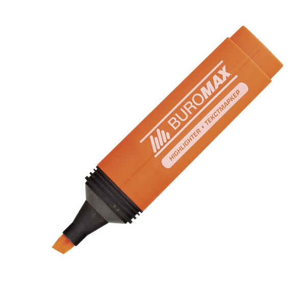 Маркер текстовый флуоресцентный 2-4 мм JOBMAX BuroMax | оранжевый